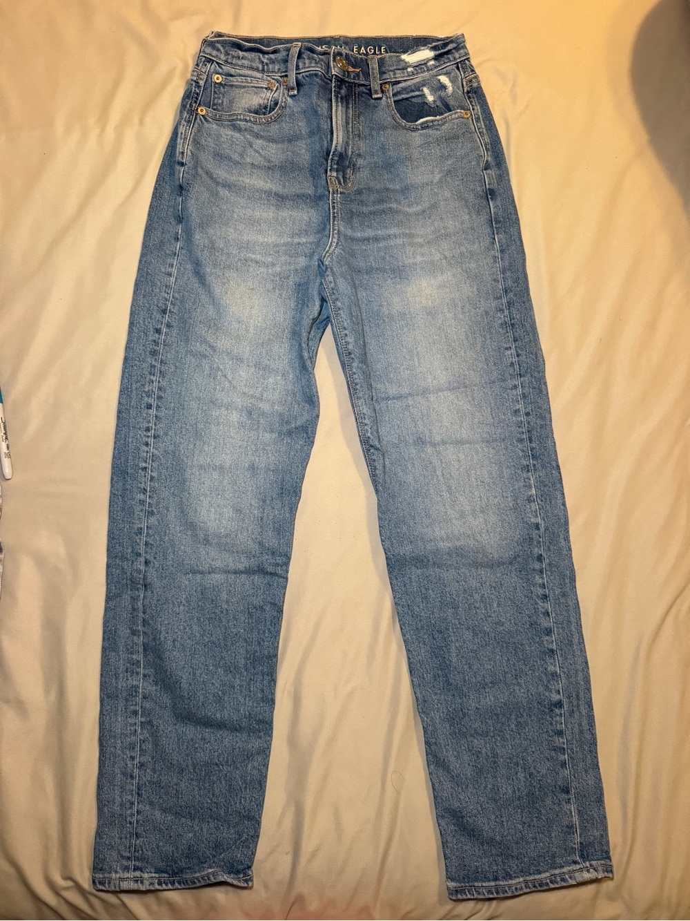 American Eagle Medium Wash Straight Jeans